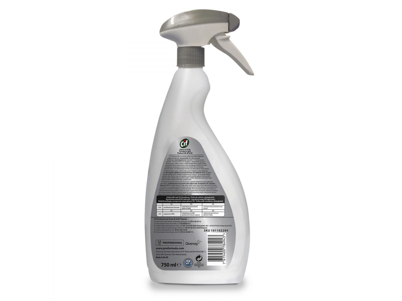 Cif Professional Oven & Grill Cleaner 750ml